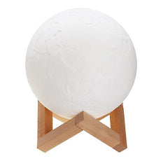 18cm 3D Earth Lamp - USB Rechargeable, Touch Sensor, Color Changing LED Night Light, DC5V Gift