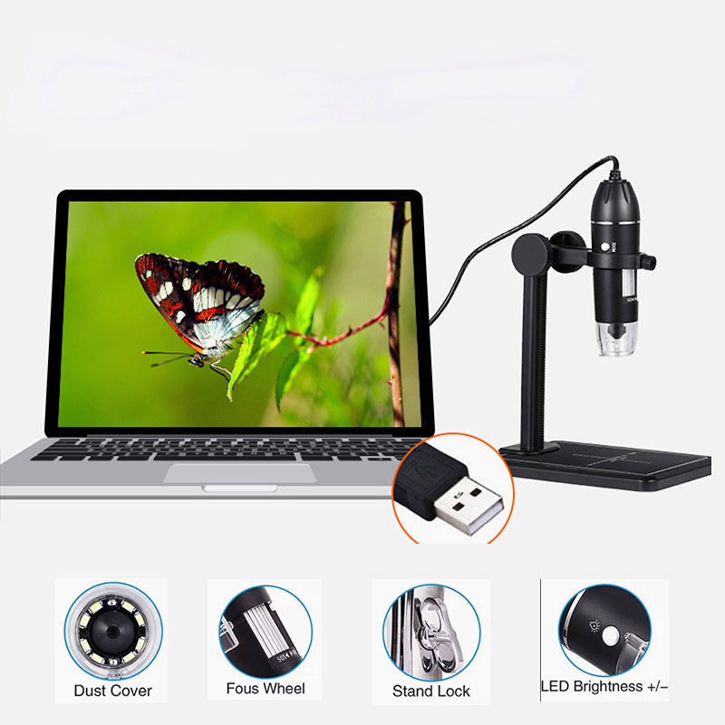 1600X USB Digital Microscope with LED Magnifier for Medical and Beauty Industry