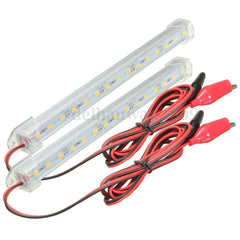 12V 50cm Clear LED Interior Strip Light for Car, Van, Caravan, Fish Tank