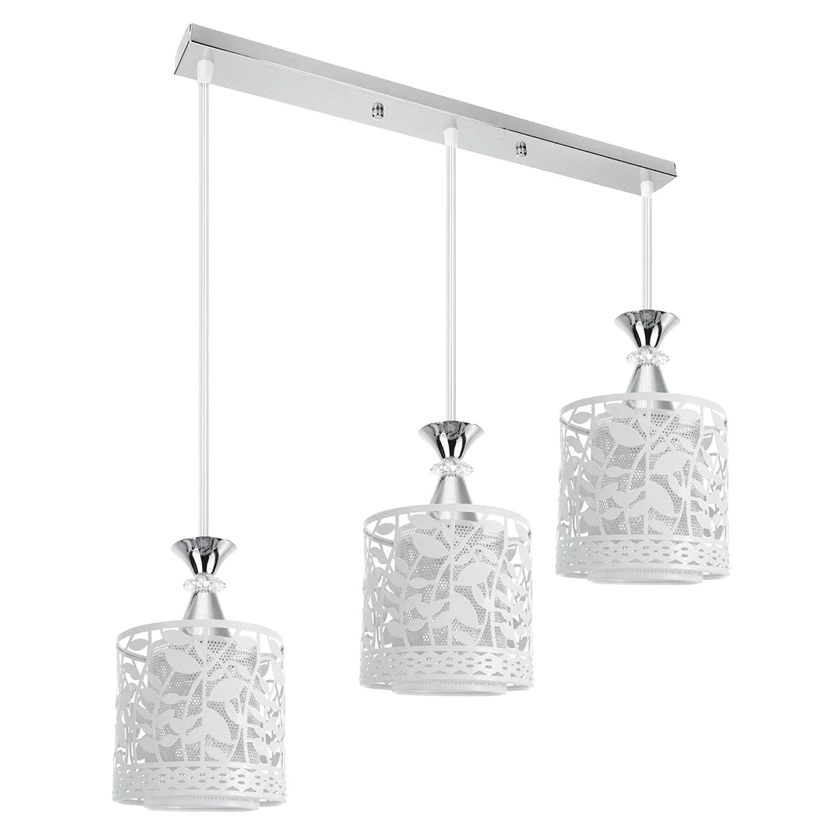 Modern Adjustable Loft Glass Ceiling Pendant Light for Dining Room - Lamp Shade Only, No Bulb Included