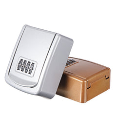 4-Digit Wall Mount Combination Lock Key Storage Safe Security Box