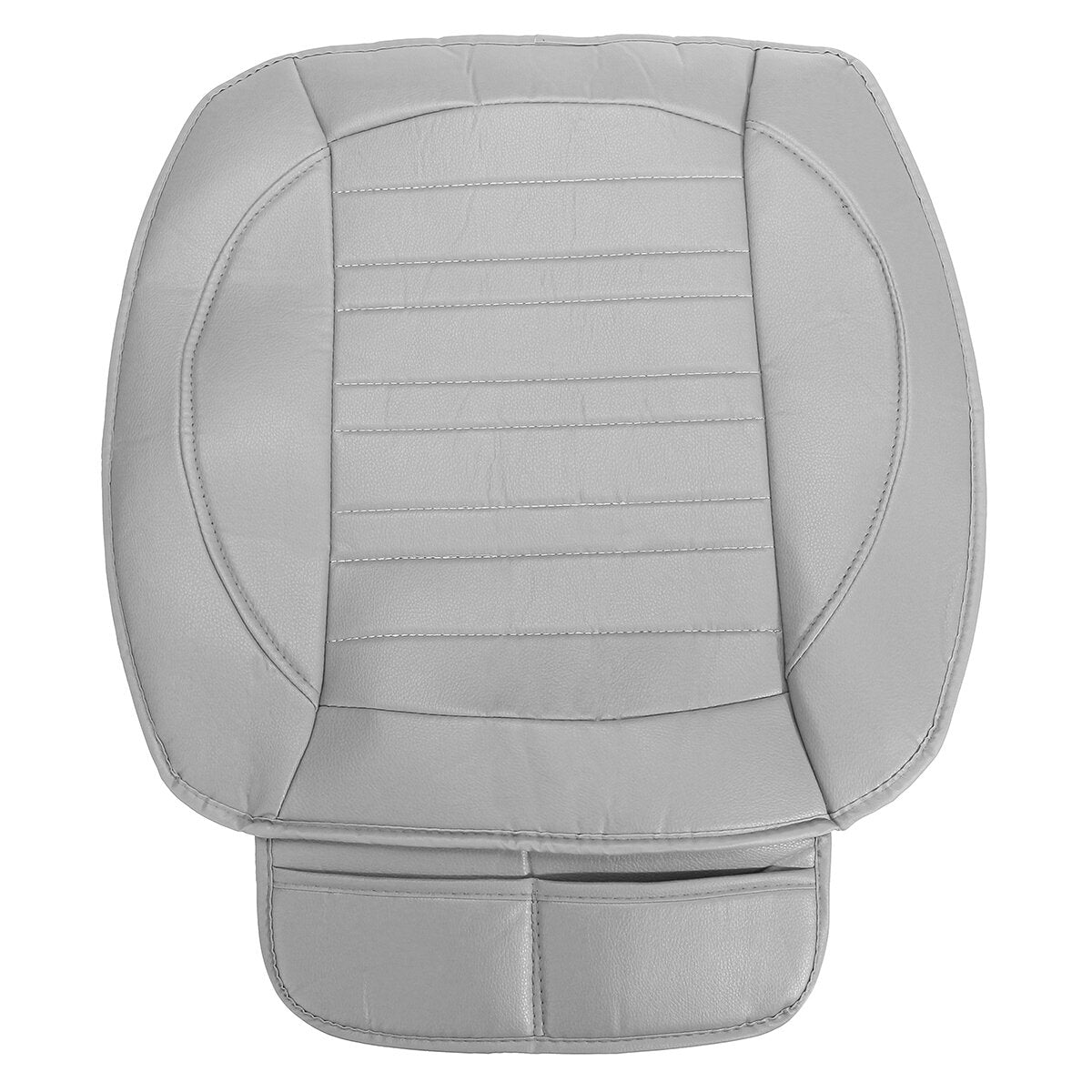 Waterproof PU Car Front Racing Seat Cover Cushion Pad with Rope - Padded Mat