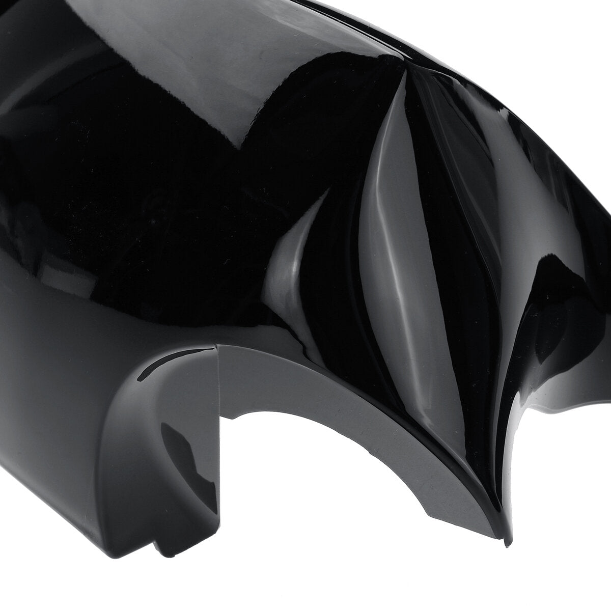 Glossy Black Rear View Mirror Cap Cover for BMW E90 E91 2005-2007 E92 E93 2006-2009 Replacement Left & Right