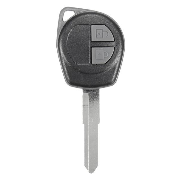 2-Button Remote Key Fob Case Shell with Uncut Blade for Suzuki Vauxhall Agila Cars