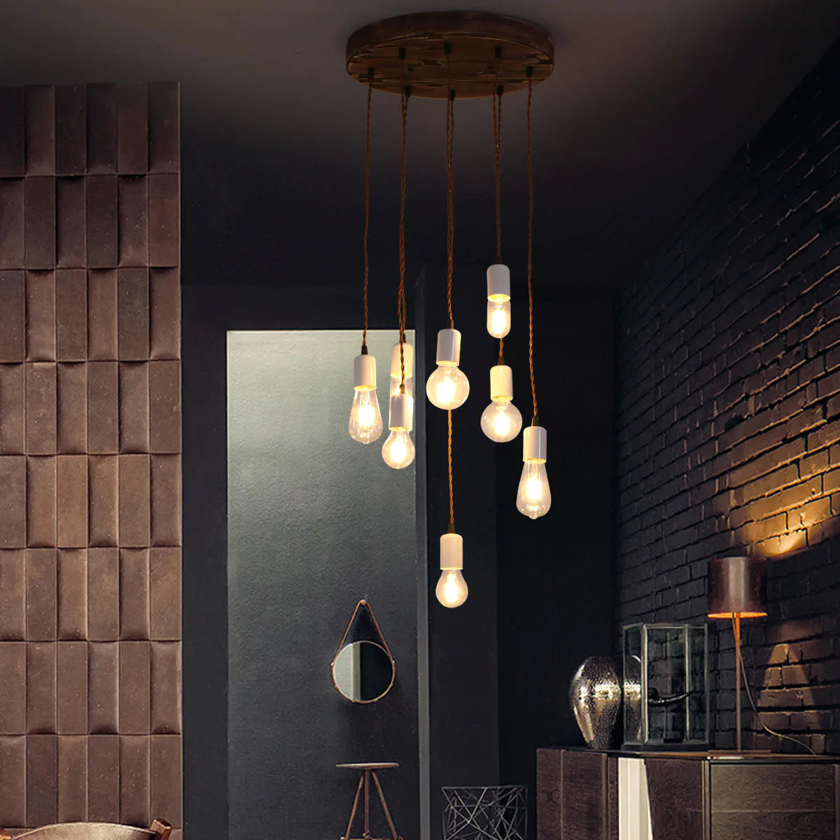 Modern Pendant Light Chandelier - Ceiling Lamp for Bar, Home, Kitchen Decor Fixture