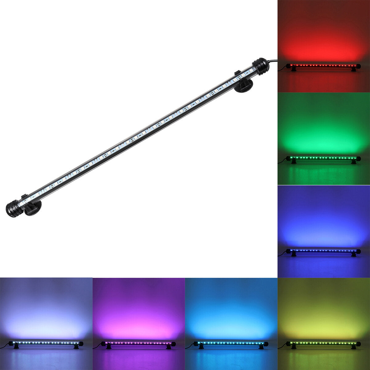 18-48CM 27LED RGB Submersible Aquarium Fish Tank Light - 5050SMD Strip Lamp