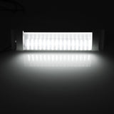 23CM 5W 72 LED White Interior Dome Light Bar DC 24V 6000K with Switch for Car Van RV Truck Trailer Boat