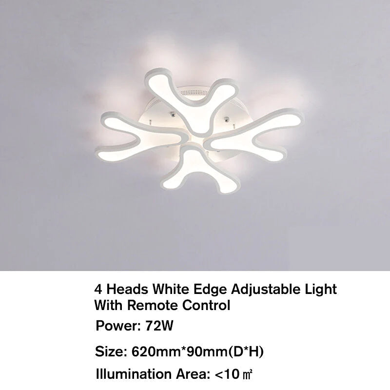 Modern LED Deer Antler Chandelier for Living Room, Dining Room, and Bedroom Ceiling Lighting