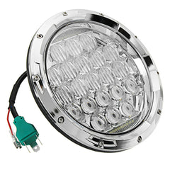 7 Zoll, 75 W, 6500 K, LED-Scheinwerfer für Motorrad, 5D-Linse, Fern-/Abblendlicht, wasserdicht IP67, Edelstahl