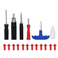 5pcs Tire Repair Mushroom Tools Kit for Motorcycle, Electric Bicycle, Bike