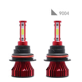 Mini 4-Side COB LED Headlight Bulbs 72W - High Brightness, Energy Efficient, Easy Installation