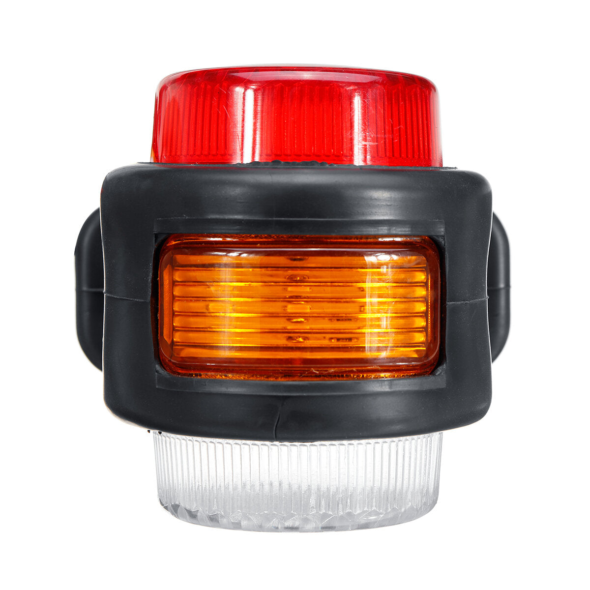 12V-24V Double Side Marker Light, 11 LED Indicator Lamp with Rubber Outline