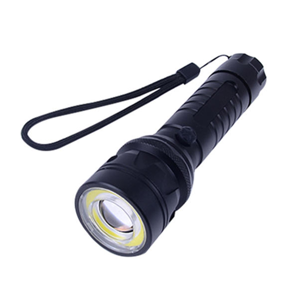 4 Modes Zoomable LED Flashlight - Compatible with 18650/AAA Batteries