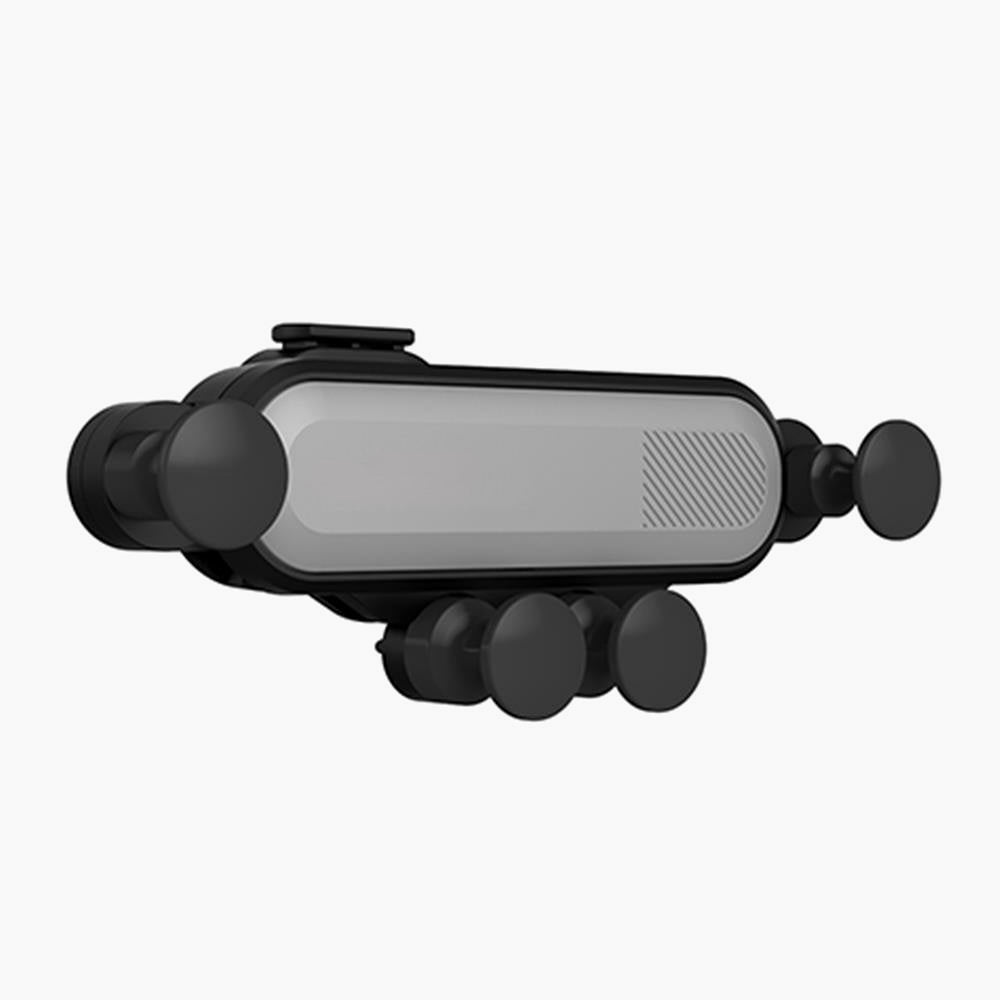 Mini Car Phone Holder Air Vent Mount Bracket for iPhone, Xiaomi, Huawei - Gravity Linkage