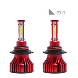 Mini 4-Side COB LED Headlight Bulbs 72W - High Brightness, Energy Efficient, Easy Installation