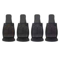 2X Front Seat Covers with Pillow and Armrest Pad for 5-Seat Cars