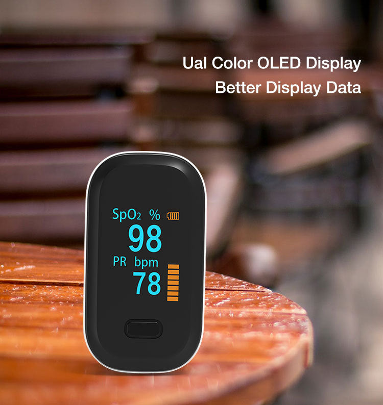 Portable Pulse Oximeter Blood Oxygen & pulse Rate Measurement