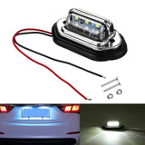 LED Rear Tail License Plate Light with Fittings for 10-30V Truck, Lorry, Van, Caravan