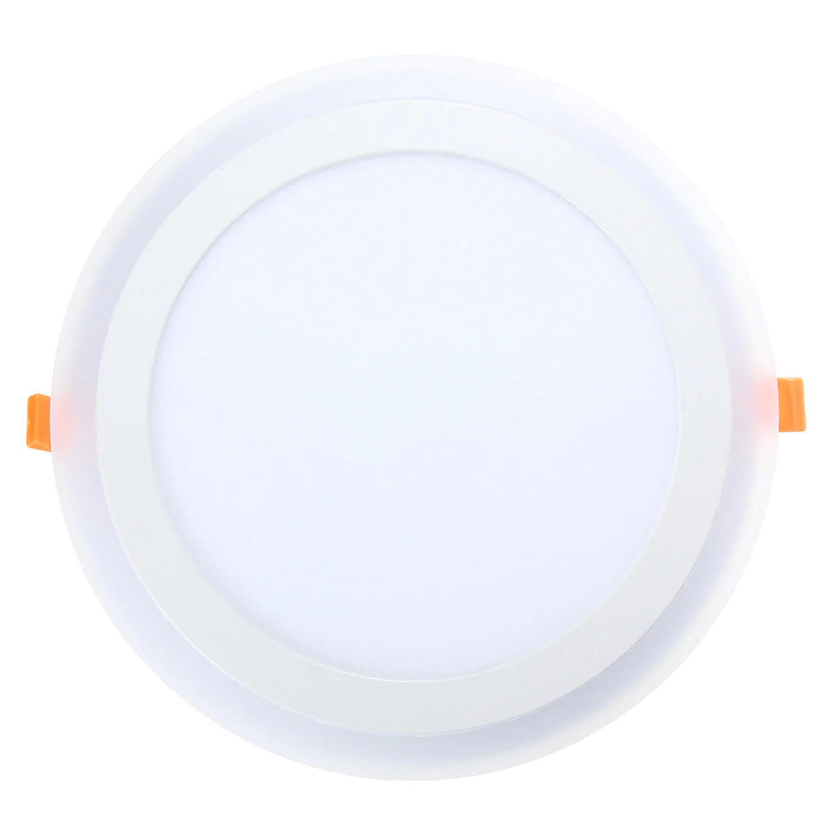 18W RGB Dual Color LED Recessed Ceiling Panel Light, Round, AC85-265V