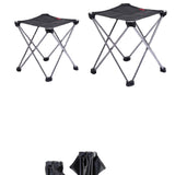 Ultralight Folding Camping Chair - Small Aluminum Beach Stool for Fishing, Terrace, and Relaxing, Model JD50YZ