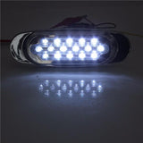 16 LED Side Marker Indicator Light for Bus, Truck, Lorry, Trailer - Red, White, Yellow, DC 12V