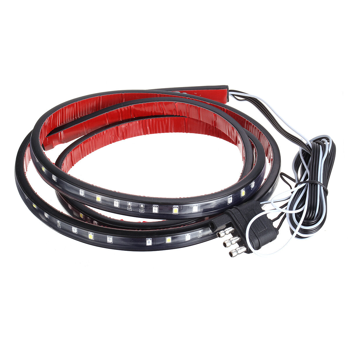 12V 60" Flexible LED Strip Turn Signal Brake Reverse Lights Tailgate Bar for Car Pickup Trailer