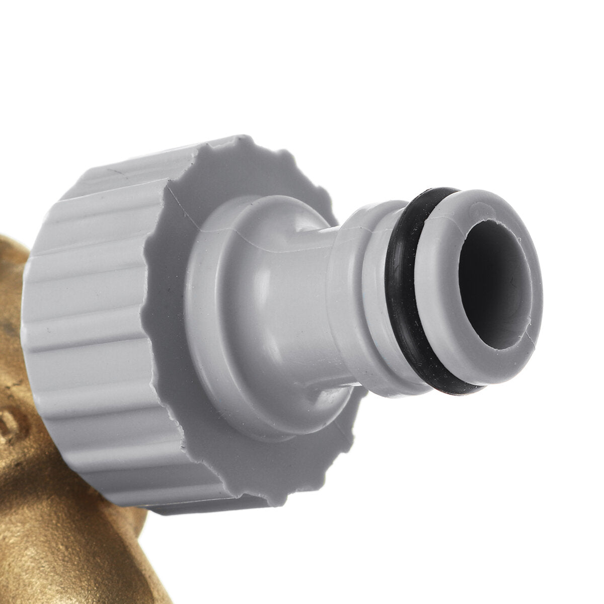 Gold 1/2 Inch Water Tank Adapter Tap Outlet Valve Fitting for Garden Connector