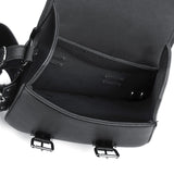 Universal Black Leather Motorcycle Saddlebags - Durable Saddle Bags for All Bikes