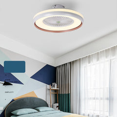 Modern LED Ceiling Light with Adjustable Wind Speed and Remote Control for Bedroom & Living Room