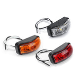 2-SMD LED Side Marker Lights 12-30V E4 Red/Yellow/White for Truck Trailer Van, 54x24mm Clearance Lamp