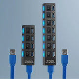 USB Hub 3.0 Splitter with Multiple Ports for Fast Data Transfer