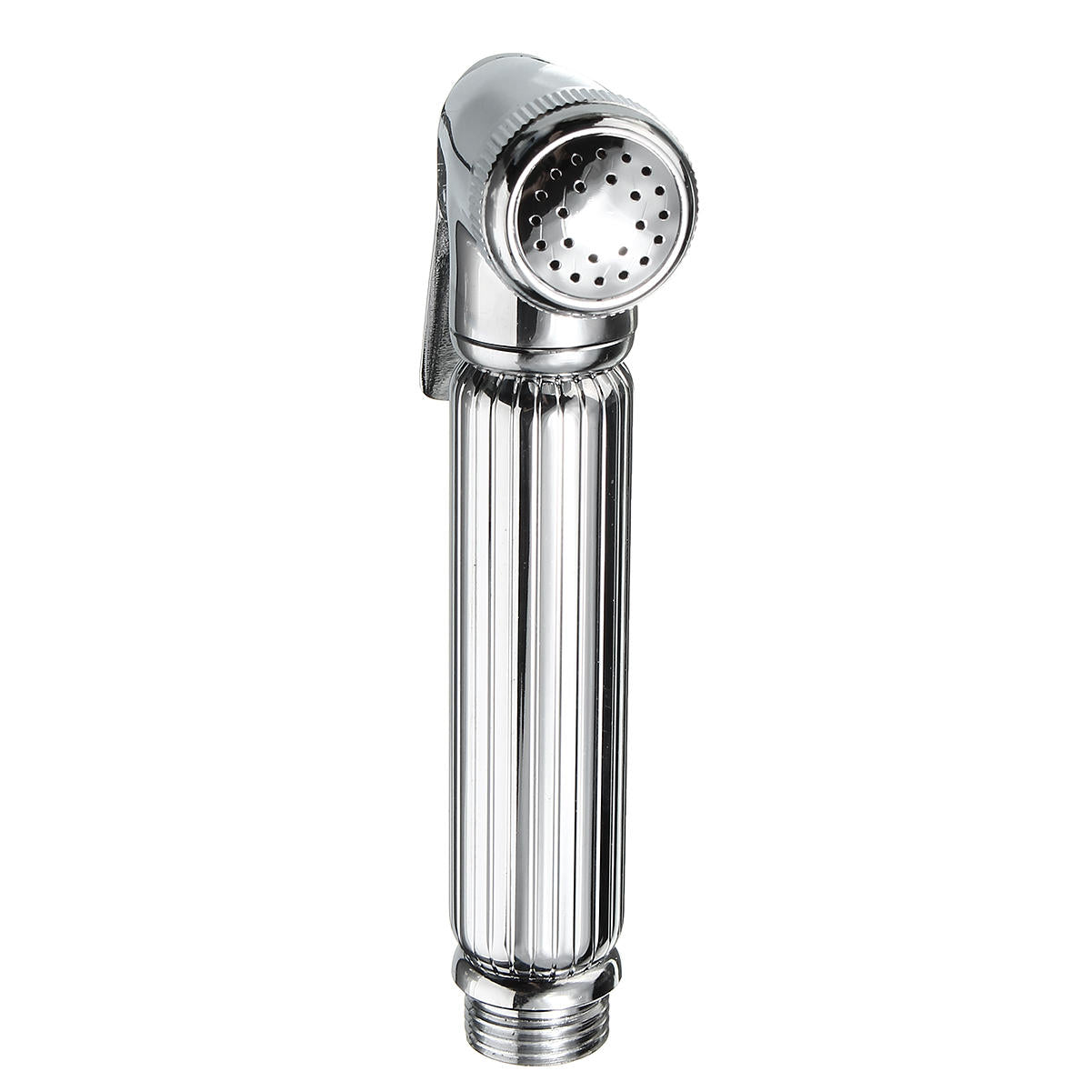 Brass Shattaf Douche Spray Bidet Toilet Shower Head Nozzle Holder - Silver Cleaning Device