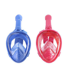 Kids Full Face Snorkel Diving Mask Swimming Training Scuba Equipment Extension For Gopro