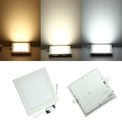 18W Ultra Thin Dimmable LED Panel Light - Energy-Saving Square Ceiling Fixture