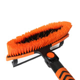 51" Extendable 3-in-1 Snow Brush for Cars - Ice Scraper, Snow Remover, and Squeegee