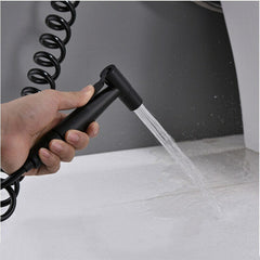 Stainless Steel Handheld Bidet Sprayer for Toilet & Diaper, Dual Function Shattaf with Hose Cleaning Tools Set