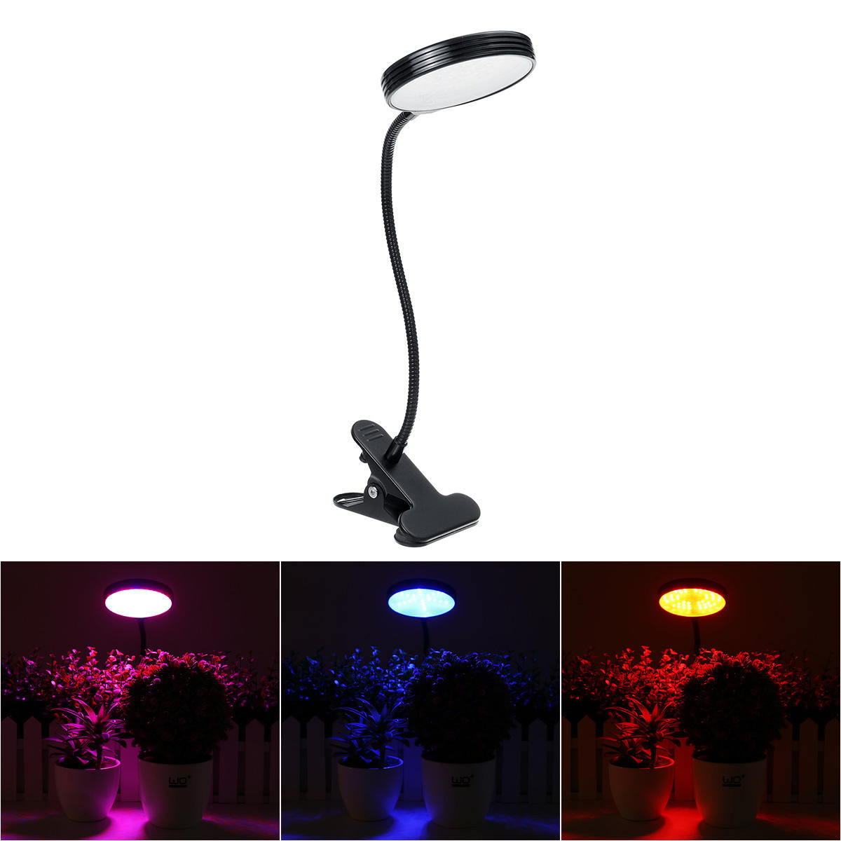 234 LED Plant Grow Light Bulb with Desk Clip for Indoor Flowers and Seeds