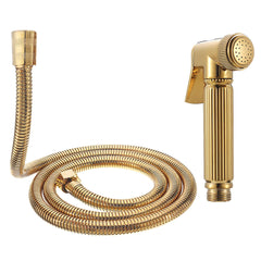 Copper Handheld Bidet Sprayer for Bathroom Hygiene with 1.5m Stainless Steel Hose