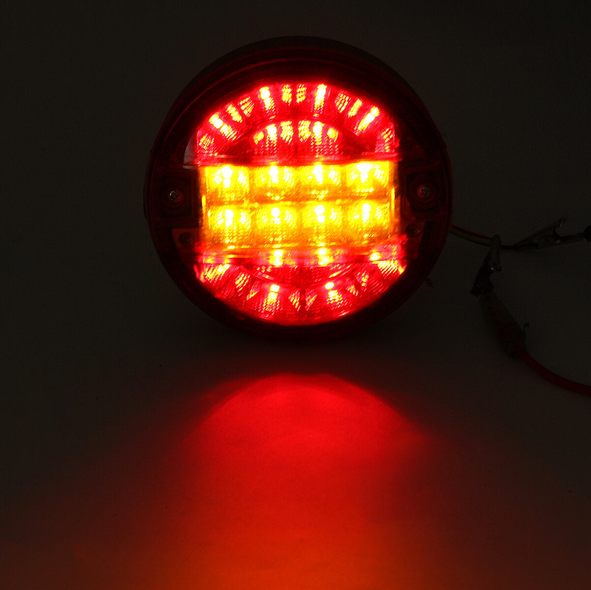 10-30V LED Round Rear Tail Light for Lorry, Truck, Van, Trailer