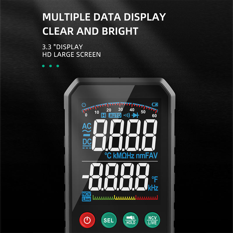 107C Digitalmultimeter - Intelligentes AC/DC-Voltmeter mit automatischer Bereichswahl