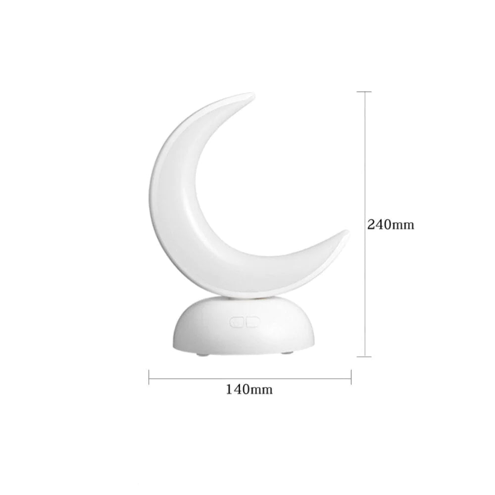 Dimmable Moon Fragrance Night Light - Bedside Nursing Lamp with Aromatherapy for Home Atmosphere Decoration