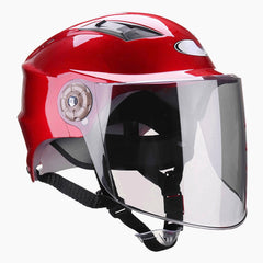 Motorcycle Electrocar Half Face Helmet for Cycling, Outdoor Riding, and Sports Protection