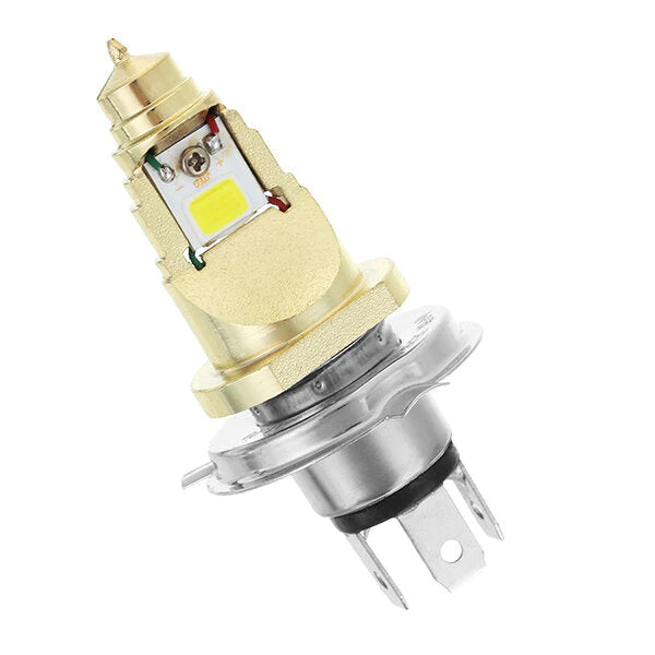 12-80V 1500lm H4 LED Headlight Bulb - High/Low Beam, Universal Fit, COB Technology