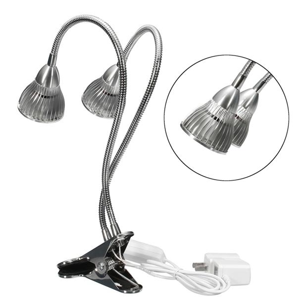 15W Flexible Clip-on Full Spectrum LED Grow Light for Hydroponics and Flowers