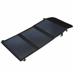 30W 18V Foldable Waterproof Shingled Solar Panel - Portable Monocrystalline Charger for Car, Camping, Phone