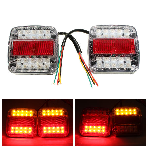 12V LED Tail Light for Caravan, Truck, Trailer - Stop, Rear, License Plate, Indicator Lamp