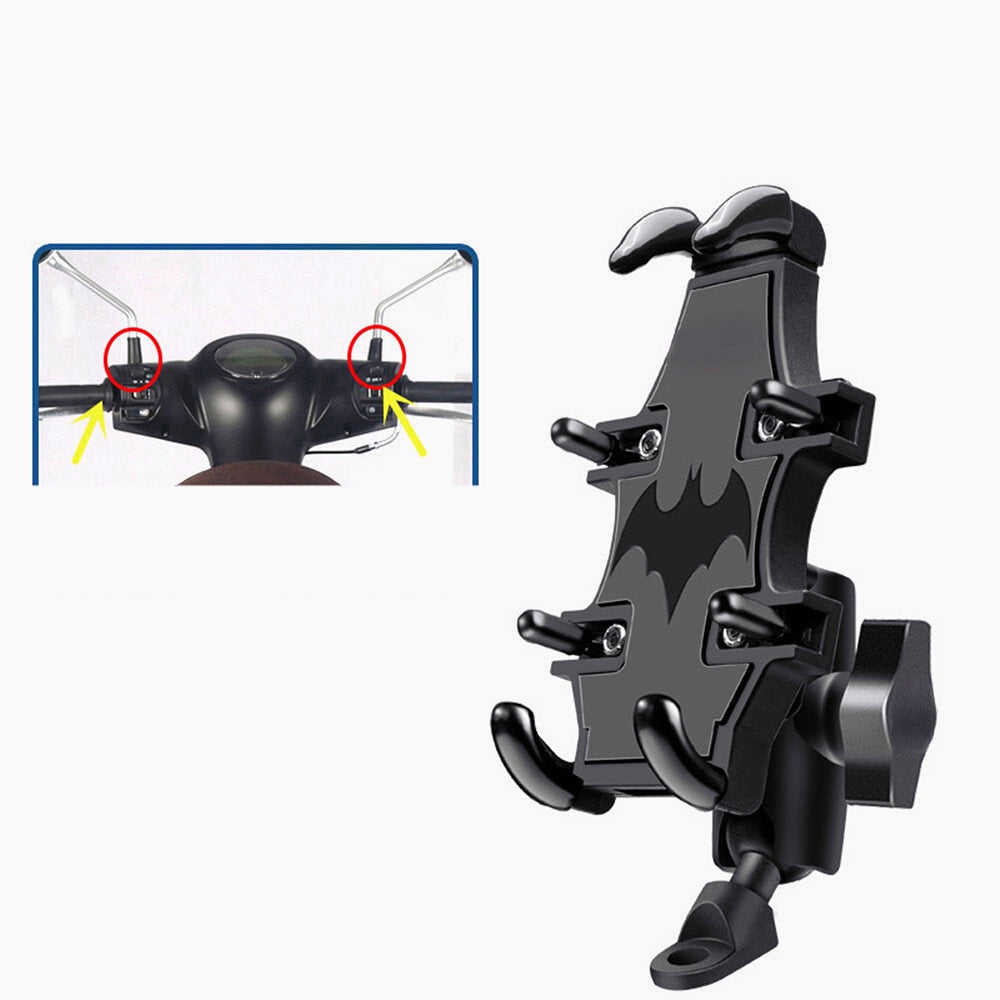 360 Degree Rotation Shockproof GPS Phone Holder for Motorcycle & Vehicle