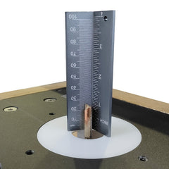 0-100mm/0-4" Drill Stop Gauge Depth Ruler - Installation Tool