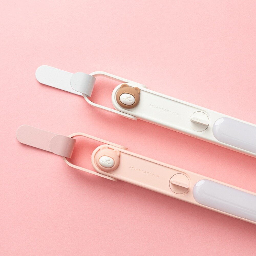 USB-LED-Nachtlicht - Mini-Tischlampe, Augenschutz, anbringbar, Leselicht mit Haken für Küche &amp; Flur