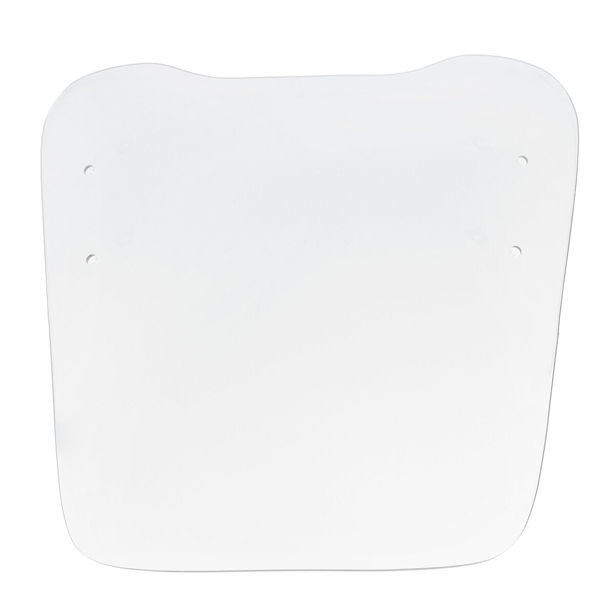 Universal Motorcycle Clear Windshield Deflector - 3mm Thick Scooter Windscreen